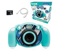 Lexibook, StarCAM, fotocamera digitale 4 in 1 per bambini con funzioni foto, video, audio e gioco, scheda SD da 32 GB inclusa, blu, DJ080