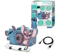 Lexibook Stitch DJ078D Fotocamera digitale per bambini da 8 GB, 5 giochi, 15 fotogrammi, protezione in silicone