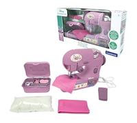 Lexibook, Disney Angel, Macchina da cucire con metro a nastro, filo e pedale, giocattolo di simulazione per bambine, set da stilista, viola/rosa, SW100D1