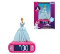 Lexibook - Sveglia Digitale Disney Princess per Bambini con Luce Notturna Snooze, Orologio per Bambini, Disney Princess Luminoso, Colore Rosa - RL800DPLXB