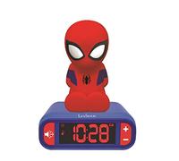Sveglia digitale Lexibook Spider Man con luce notturna 3D ed effetti sonori