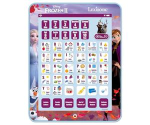 Lexibook Tablet con Touchscreen ed Effetti sonori Frozen, Tablet bilingue per Imparare Lettere, Numeri, vocabolario e Musica, Lingue Italiano/Inglese, Blue, JCPAD002FZi5LXB