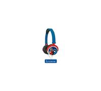 Lexibook, The Avengers, Cuffie stereo, volume sicuro per bambini, pieghevoli e regolabili, blu/rosso, HP010AV
