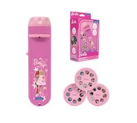 Lexibook, Torcia di Barbie e proiettore con 3 Dischi, 24 Immagini, Crea Le tue storie, Colore Rosa, LTC050BB