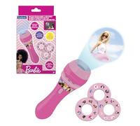 Lexibook, Torcia di Barbie e proiettore con 3 Dischi, 24 Immagini, Crea Le tue storie, Colore Rosa, Petit, LTC050BB