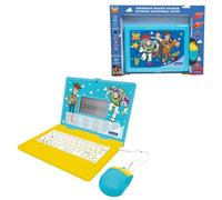 Lexibook, Disney Toy Story, Computer portatile educativo bilingue Inglese e Francese, 164 attività, Matematica, Giochi di logica, Modalità Musica, Schermo LCD, Blu, JC601TSi1LXB