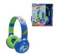 Lexibook, Toy Story, Cuffie Luminose Pieghevoli Bluetooth e cablate con Un Design 3D dell'universo di Toy Story con limitazione del Volume, Blu, HPBT015TS