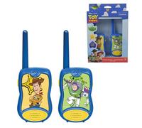 Lexibook, Toy Story Woody Buzz l'Éclair Walkie Talkies, Gioco di Comunicazione per Bambini, 2 canali, Clip per Cintura, a batterie, Blu/Giallo, TW12TSLXB