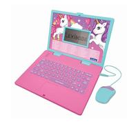 Lexibook, Unicorno, Computer Educativo Bilingue Francese/Inglese, Giocattolo per Bambini, 124 attività per Imparare Lingue, Matematica, Logica, Divertimento e Pianoforte, JC598UNIi1