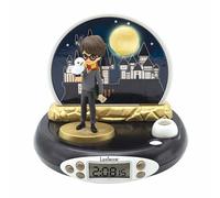 Lexibook Warner, Orologio Sveglia con proiettore Harry Potter, Luce Notturna Integrata, proiezione del Tempo sul soffitto, Effetti sonori, Funzionamento a Batteria, RP500HPLXB