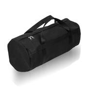 LEXICHER Borsa portaoggetti per attrezzi da griglia da 61 cm, in tela, nera, unisex, stile classico, 60 x 24 x 24 cm, chiusura a cerniera, cinghia da polso, perfetta per grigliate all'aperto