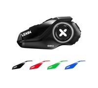 LEXIN Interfono Moto Bluetooth, G2P Interfono Casco Moto, 1000M Sistema di Comunicazione Casco 2 a 6 Motociclisti, FM, Universale Motoslitta & ATV, Singolo