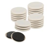 LEXININ 20 feltrini rotondi per mobili da 90 mm, in plastica, per proteggere tappeti e pavimenti, 8,9 cm