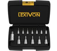 LEXIVON Set di Chiavi a Bussola con Punta Esagonale per Chiave Dinamometrica, Ch