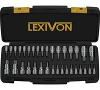 LEXIVON Set di Chiavi a Bussola TORX Master, Acciaio Legato Premium S2 | 34 Pezz