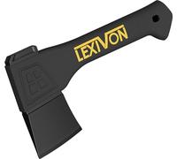 LEXIVON V9 Ascia Spaccalegna da Campeggio, Accetta Sopravvivenza, 9” (23 cm), Impugnatura Ergonomica, Manico Leggero in Vetroresina, Fodero Protettivo Portatile Incluso (LX-V9)