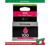 Lexmark 100 cartuccia d'inchiostro 1 pz Originale Magenta