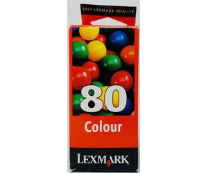 LEXMARK 12A1980E 80 CARTUCCIA ORIGINALE COLORE 3200/5000/5700/7000/45/Z11/Z31