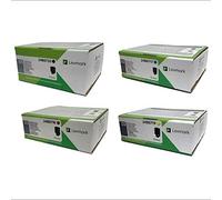 Lexmark 24B6720 24B6717 24B6718 24B6719 XC4140 XC4150 (nero ciano magenta giallo, 4 pezzi)