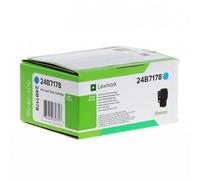 Lexmark 24B7178 cartuccia toner 1 pz Originale Ciano