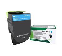 LEXMARK 3.5K Return Program Cyan Toner Cartridge CSCX417 71B2HC0