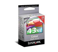 18YX143E LEXMARK 43 XL CARTUCCIA INCHIOSTRO TRICOLORE