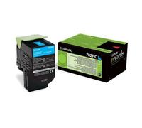 LEXMARK 702HC tonercartridge cyaan high capacity 3.000 paginas 1pack return program 70C2HC0