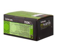 Lexmark 702K R cartuccia toner 1 pz Originale Nero