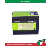 LEXMARK 702XK (70C2XK0) NERO TONER - 8000 PAGES | PER CS510DE