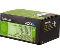 Toner Lexmark 702C 70C20C0 ciano