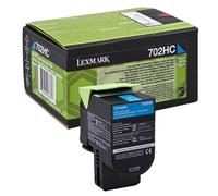 Lexmark 702HC cartuccia toner 1 pz Originale Ciano