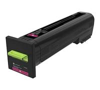 LEXMARK TONER MAGENTA 72K20M0 8000 COPIE CARTUCCIA DI RITORNO ORIGINALE