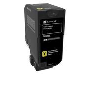 Lexmark 74C20YE cartuccia toner 1 pz Originale Giallo