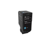 Lexmark 74C2HC0 cartuccia toner 1 pz Originale Ciano (Lexmark - H?jtydende - cya