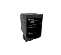 Lexmark 74C2HK0 cartuccia toner 1 pz Originale Nero (Lexmark - H?jtydende - sort