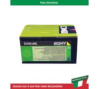 LEXMARK 802HY 80C2HY0 GIALLO TONER - 3000 PAGINE PER CX-410DE
