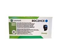 LEXMARK 802HCE 80C2HCE CIANO TONER - 3000 PAGINE PER CX-410DE