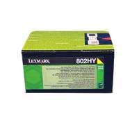 Lexmark 802HY 80C2HY0 toner originale giallo originale