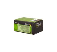 LEXMARK 802XY (80C2XY0) GIALLO TONER - 4000 PAGES | PER CX-510DE MFP