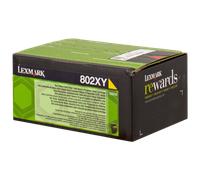 Lexmark 802XY cartuccia toner 1 pz Originale Giallo