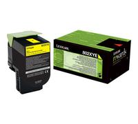 Lexmark 802XYE 80C2XYE Toner Yellow Compatibile Originale Unità toner Giallo