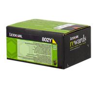 80C20Y0 LEXMARK 802Y CARTUCCIA DEL TONER GIALLO