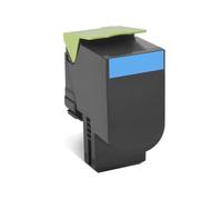 Lexmark 80C2SC0 ciano (cyan) toner compatibile