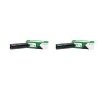 Lexmark C3220M0 Tonico Magenta 1500 Lati Return capacità Standard & C3220C0 Adatto per Cs3324 Toner Ciano 1500 Lati