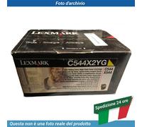 C544X2YG LEXMARK C544N CARTUCCIA DEL TONER GIALLO