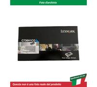 Lexmark C736H1CG toner originale ciano - 10000 copie
