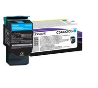Lexmark C544, X544 Cyan Extra High Yield Return Program Toneris Cartridge Cartridge, Cyan, 4000 pages