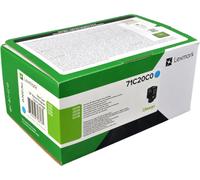 Toner Lexmark 71C20C0 - Ciano