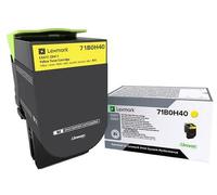 Originale Lexmark CX 417 de Toner (71B0H40) giallo, 3,500 pagine, 4.9 cent per pagina - sostituito Toner 71B0H40 per Lexmark CX 417de