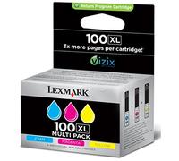Lexmark Pro 900 Series (100XL / 14N0850B) - original - 3 x Ink cartridge multi pack (cyan, magenta, yellow) - 600 Pages